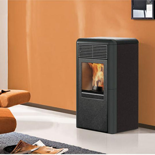Estufa de Pellets Point 8 Kw aire Gris